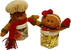 Picture of Gingerbread Couple Candy Jars