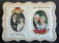 Picture of 40th Anniversary Double Picture Frame