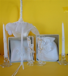 Picture of Wedding Accessories - "Lace & Sequins" 10 pc Set by Hearts for You