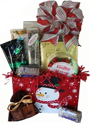 Picture of Snowman Treats Gift Basket - Large