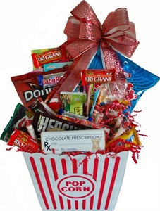 Picture of Get Well Popcorn Tub Full of Treats